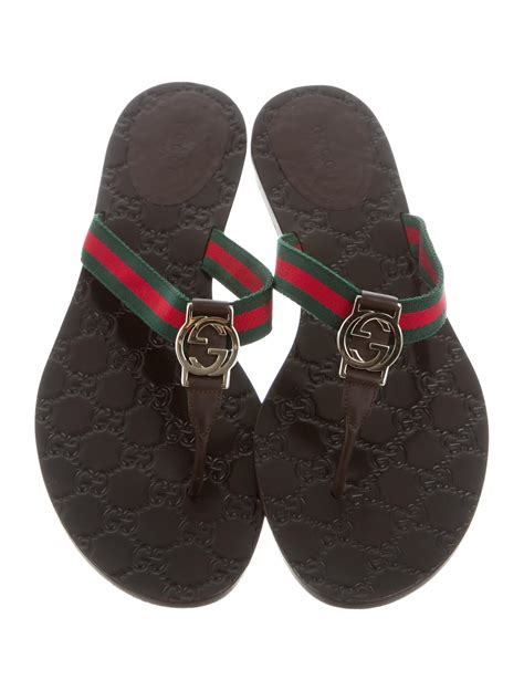 sandalia infantil gucci|gucci flat sandals on sale.